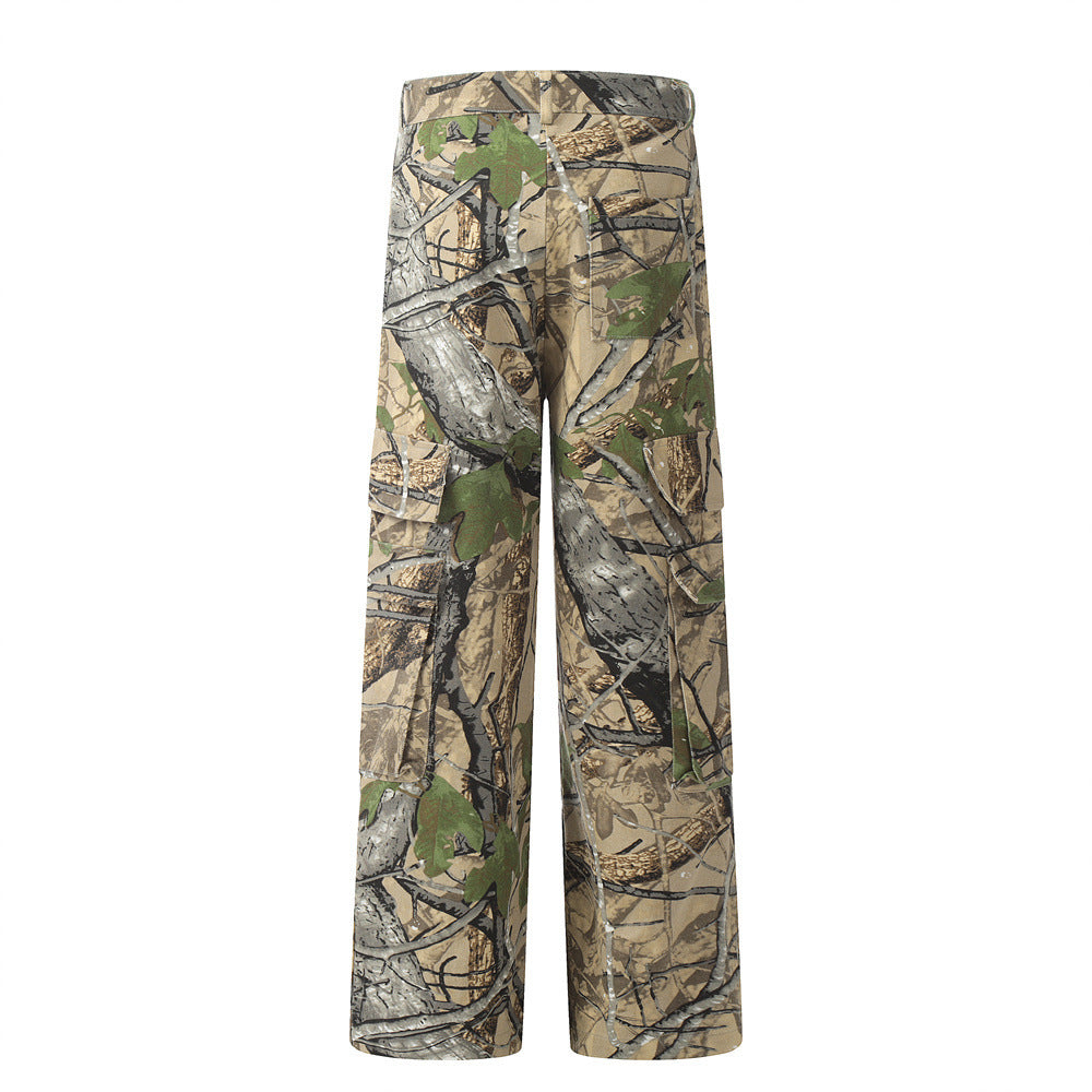 Men's Jungle Camouflage Cargo Pants Men