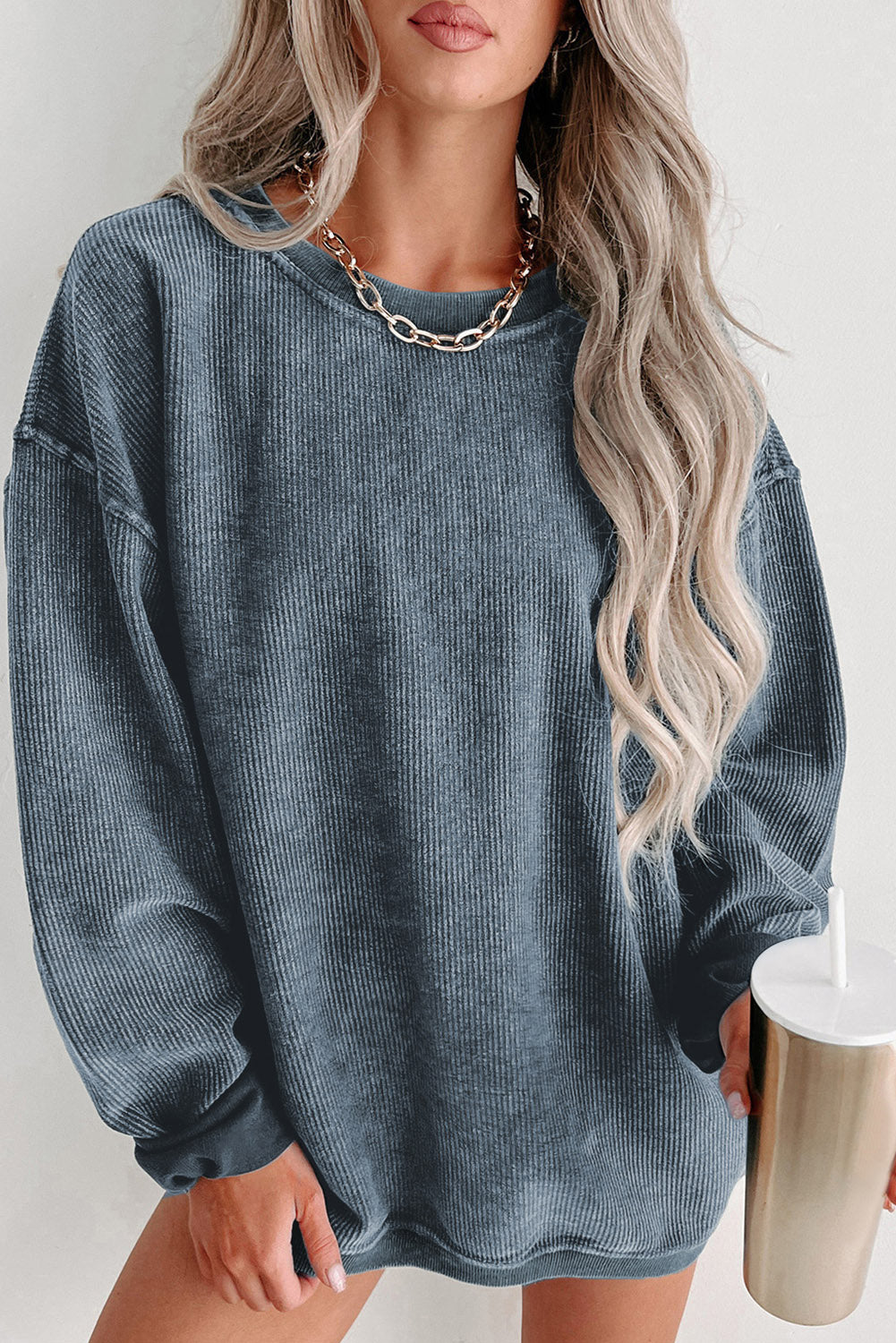 Women's Corded Sweatshirt