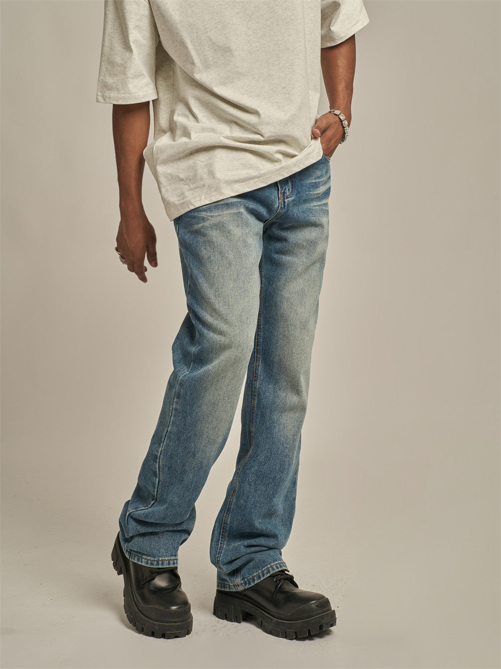 Men's Casual Straight Jeans