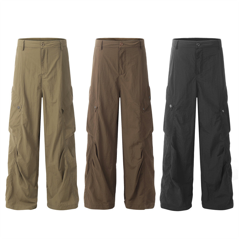 Men's Hip Hop Big Workwear with Pockets