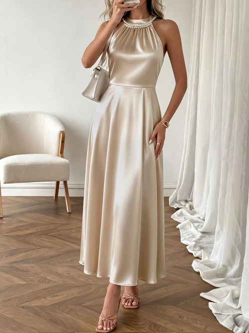 aisle pearl satin midi dress Discover the Perfect White Dress for Your Wedding
