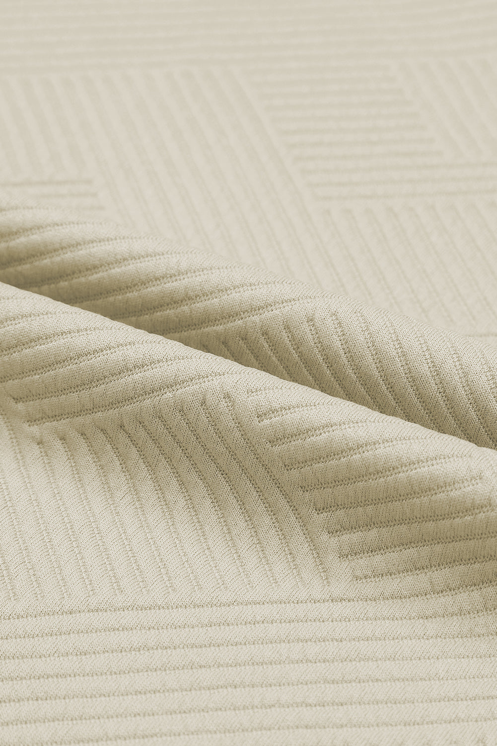 Gray Textured Loose Fit T Shirt and Drawstring Pants Set