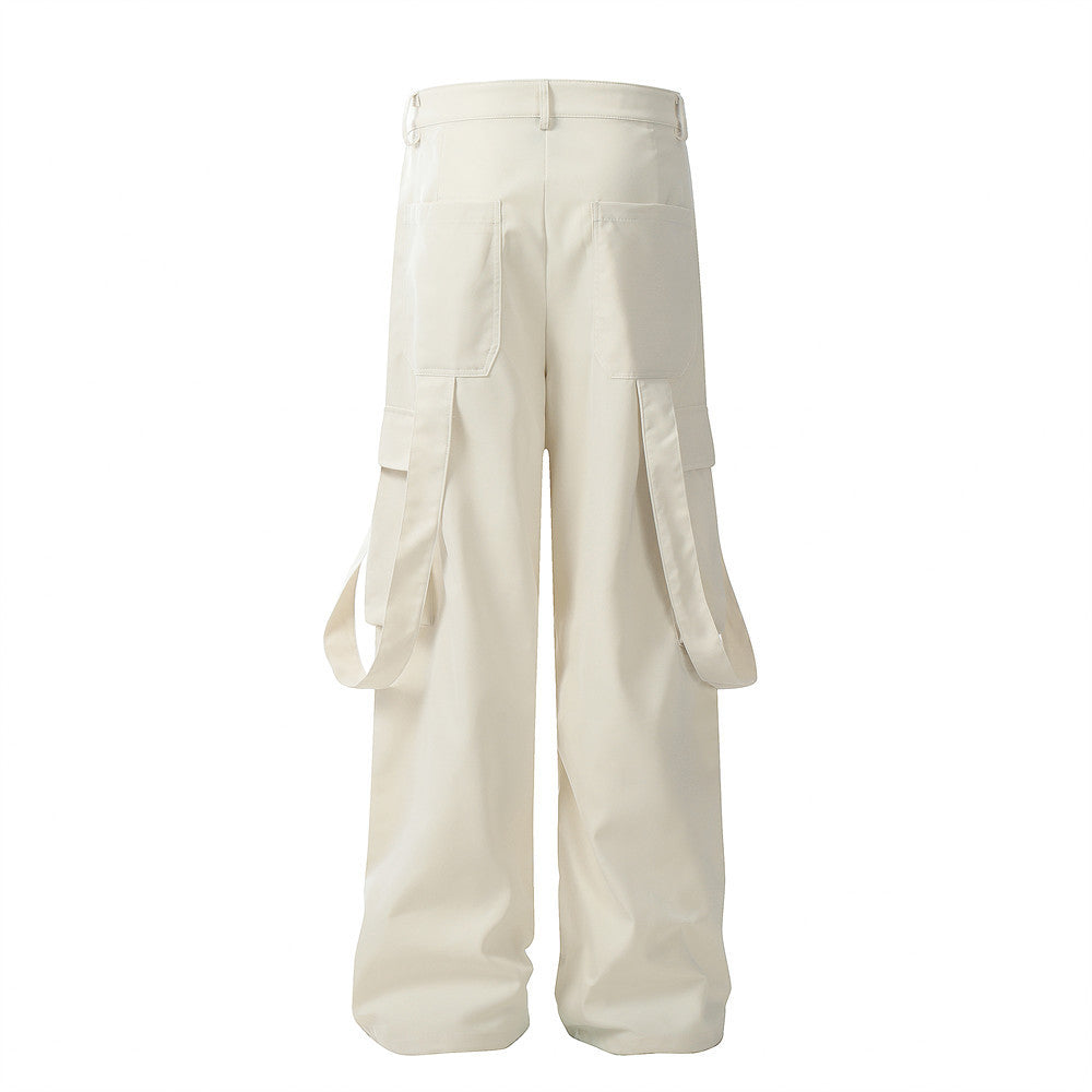 Men's Ribbon Pocket Pleats Pants