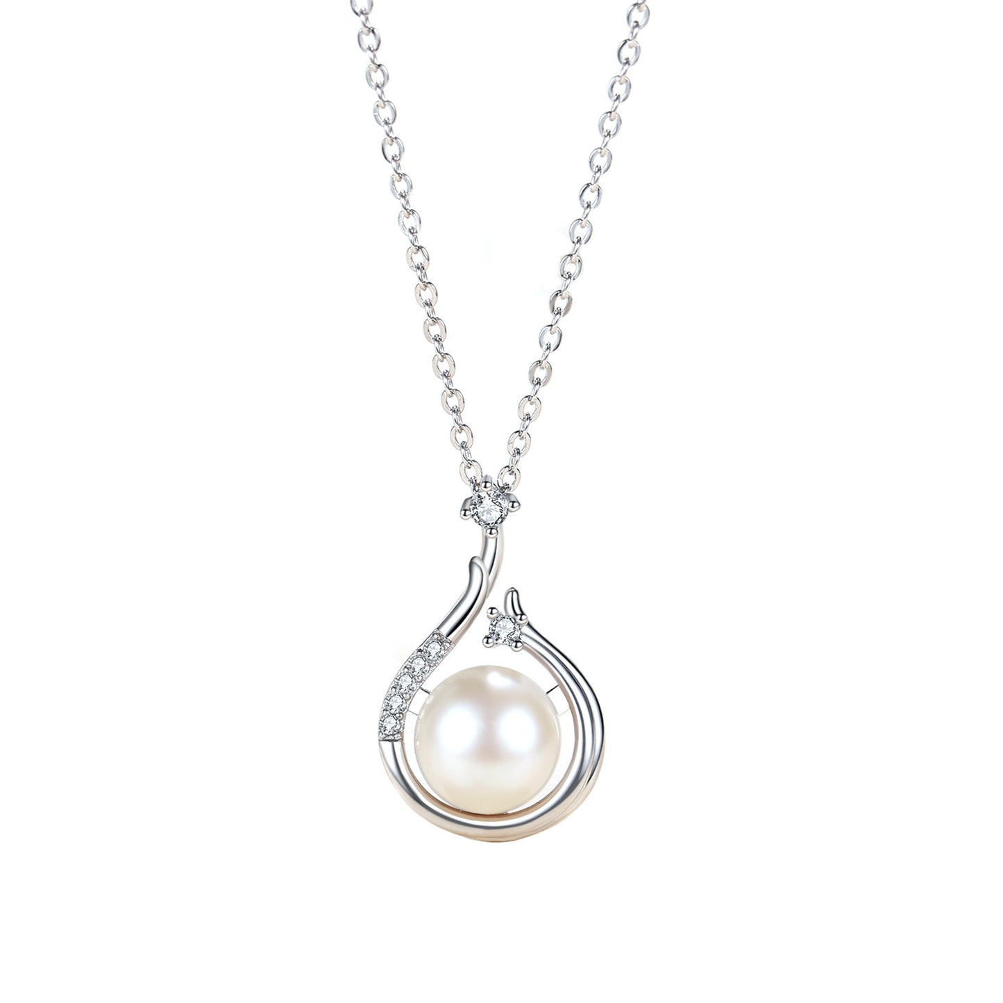 Freshwater Pearl Necklace Sterling Silver Or Earrings