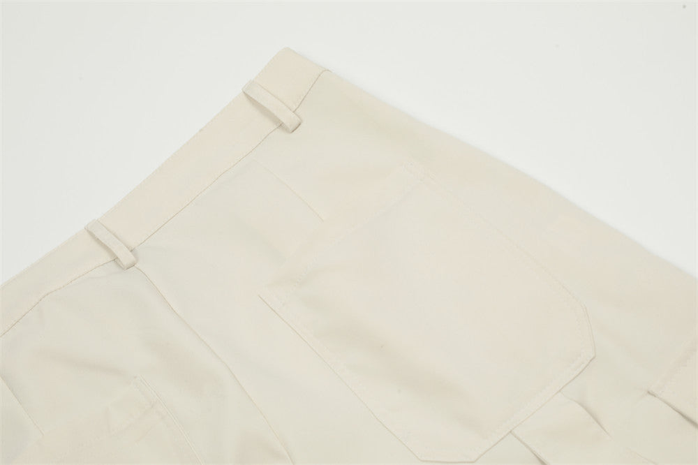 Men's Ribbon Pocket Pleats Pants