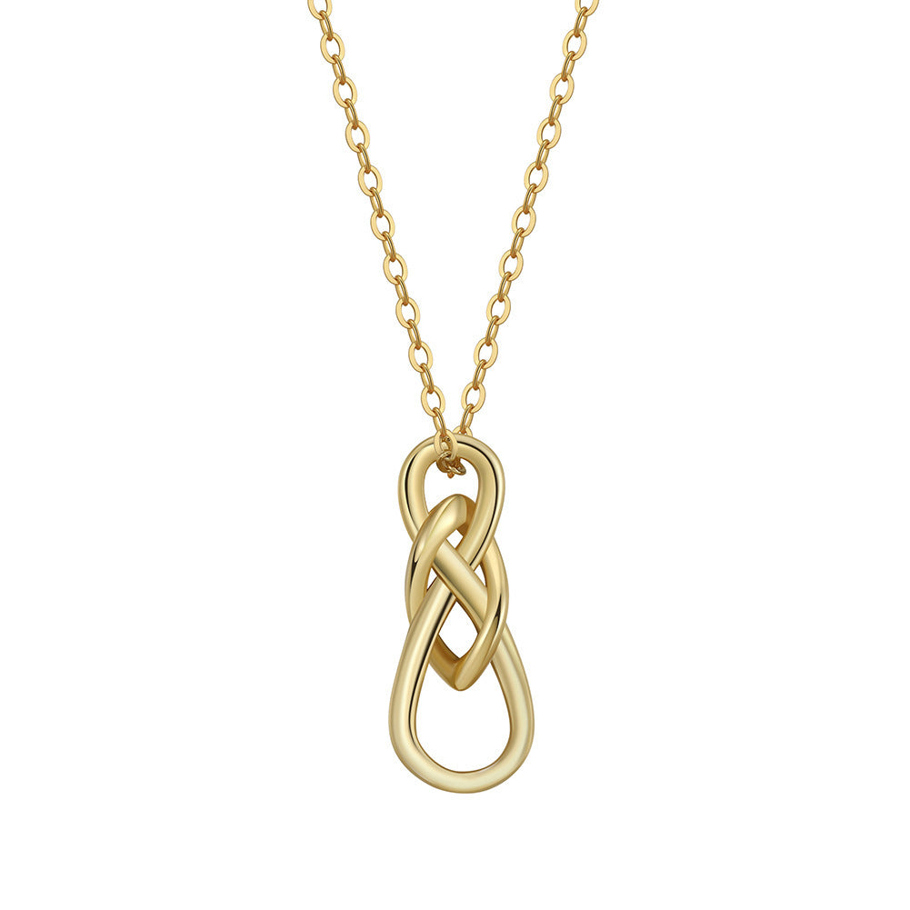 Sterling Silver Infinity Celtic Knot Pendant Necklace