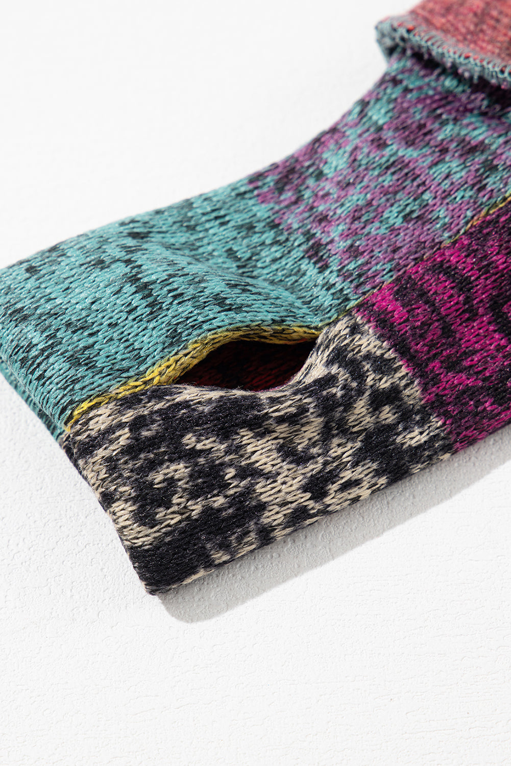 Multicolor Brushed Plaid Pocketed Oversize Shacket