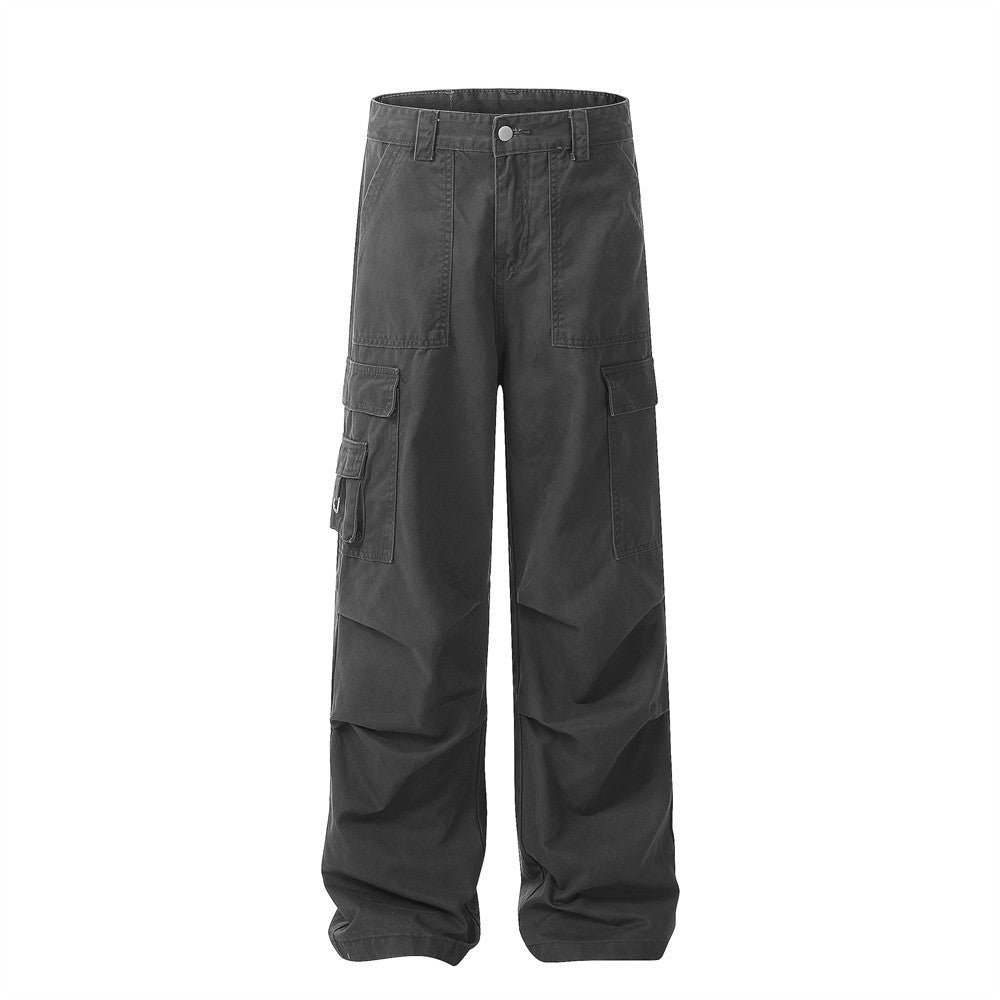 Men's Cargo Pleated Pants