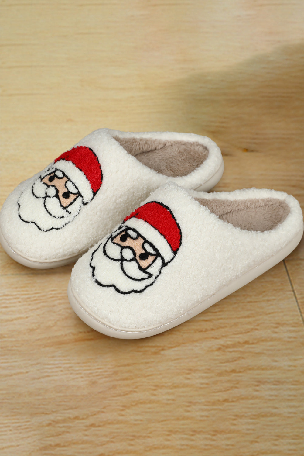 Racing Red Western Graphic Embroidered Sherpa Home Slippers