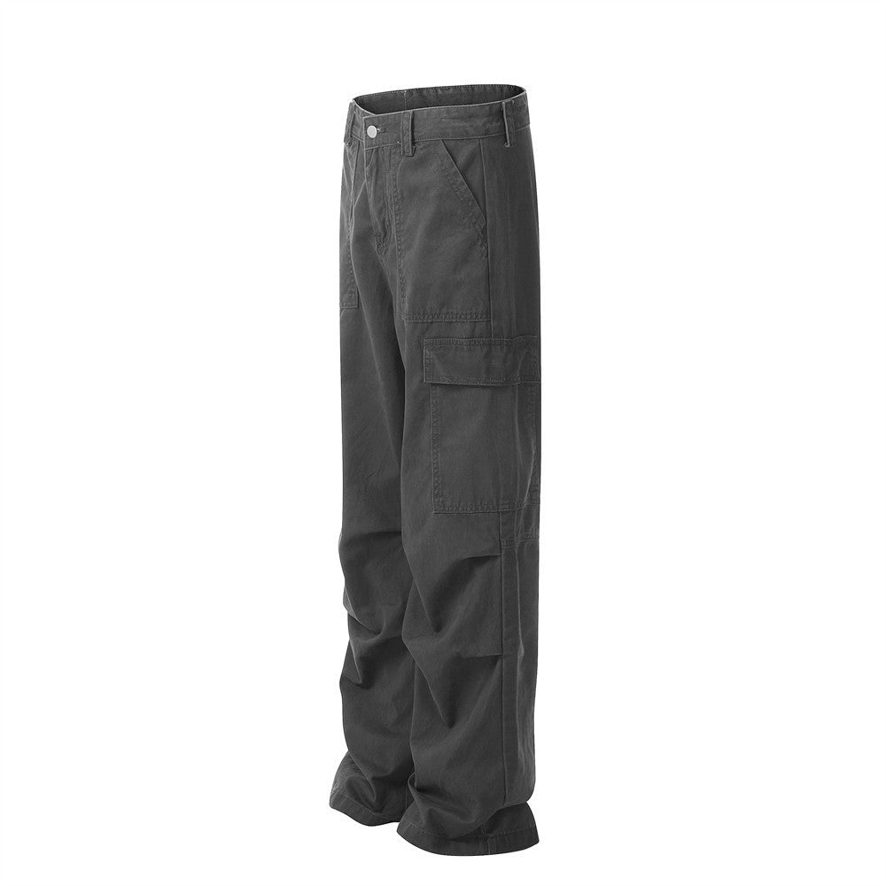 Men's Cargo Pleated Pants