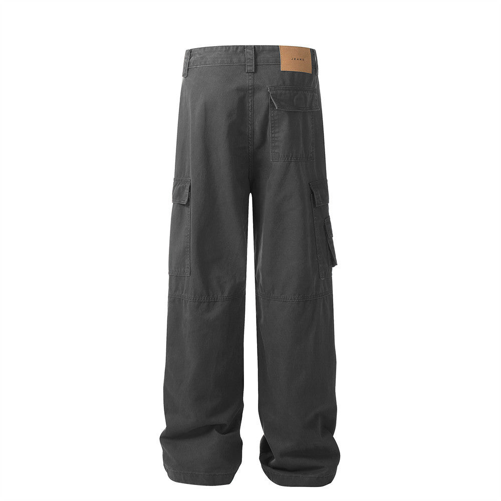 Men's Cargo Pleated Pants