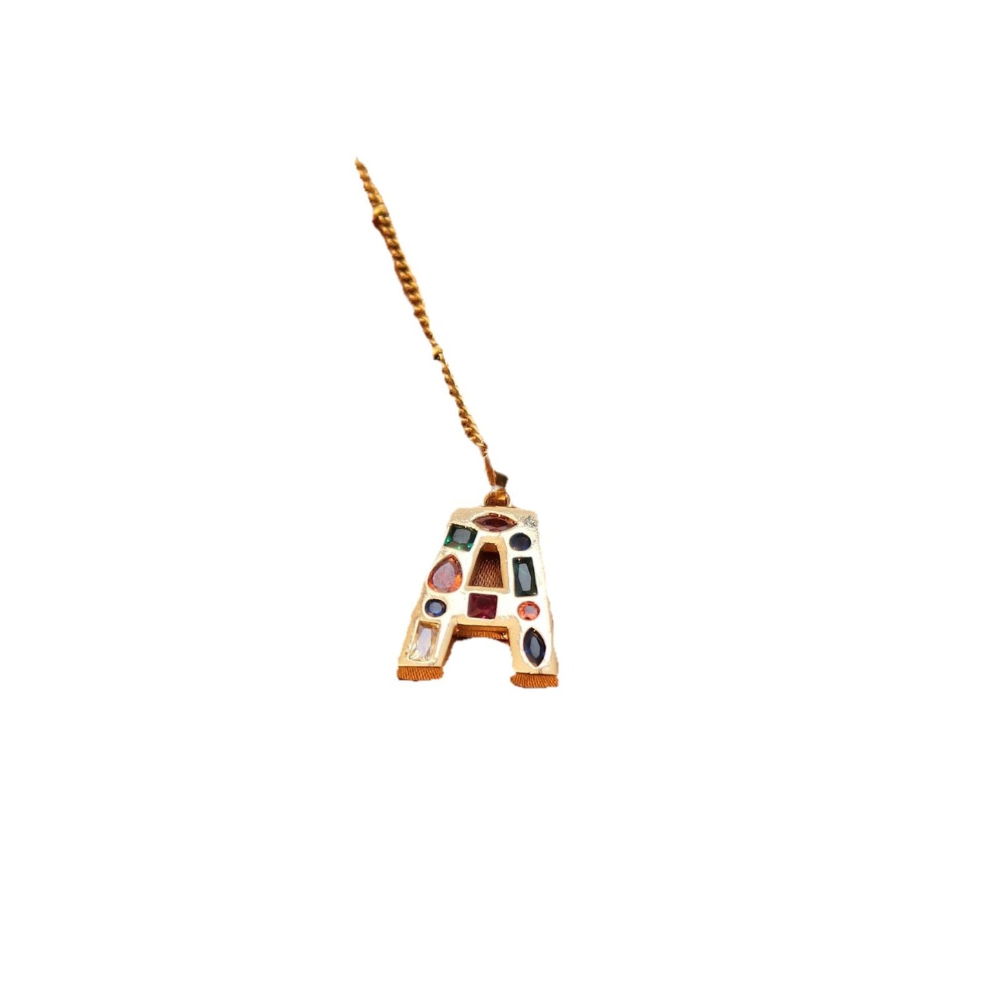 Initial letter necklace