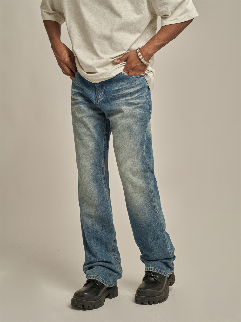 Men's Casual Straight Jeans