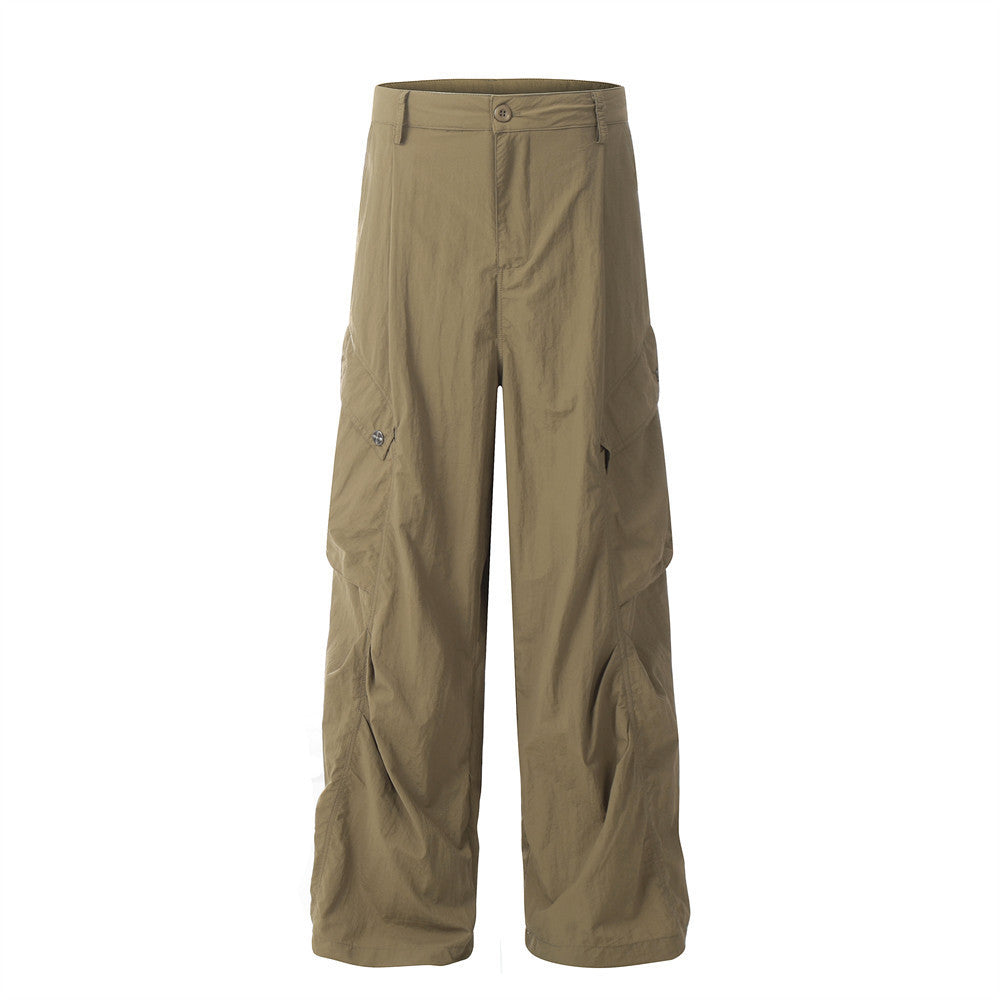 Men's Hip Hop Big Workwear with Pockets