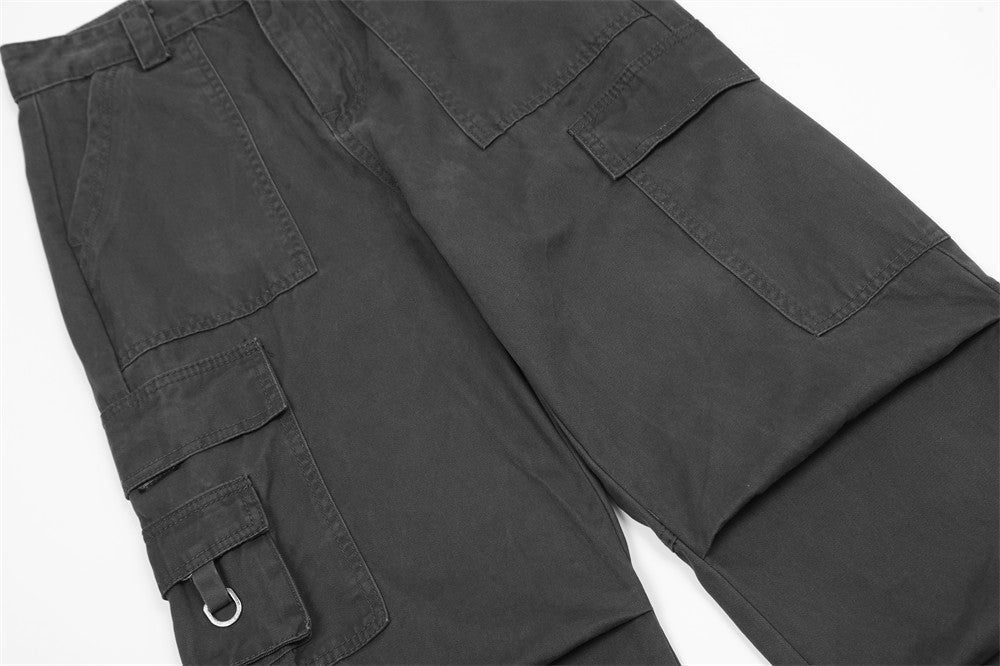 Men's Cargo Pleated Pants