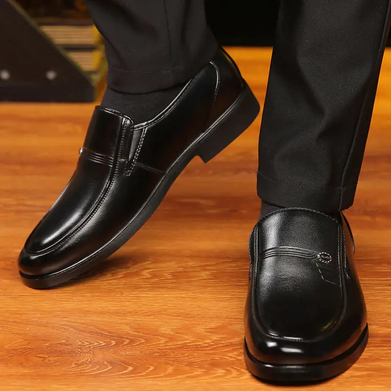 Men's Black Leather Formal Shoes